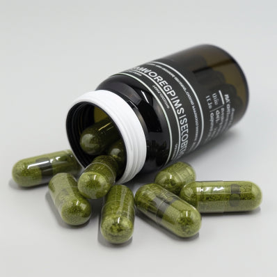 Moringa, Spirulina & Chlorella Veggie Capsule Supplements